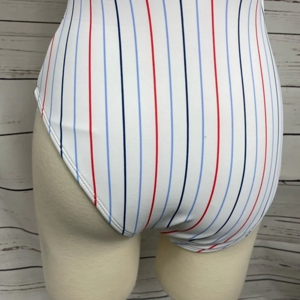 No Boundaries‎ White Stripe One Piece